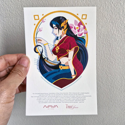 NAVA Craft & Design Deity of Fortune Nang Kwak Patch