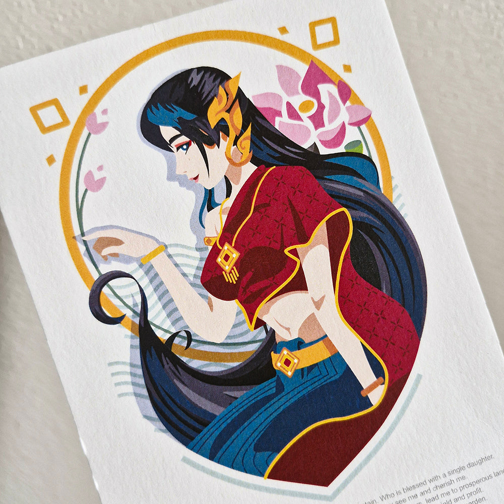 NAVA Craft & Design Deity of Fortune Nang Kwak Patch