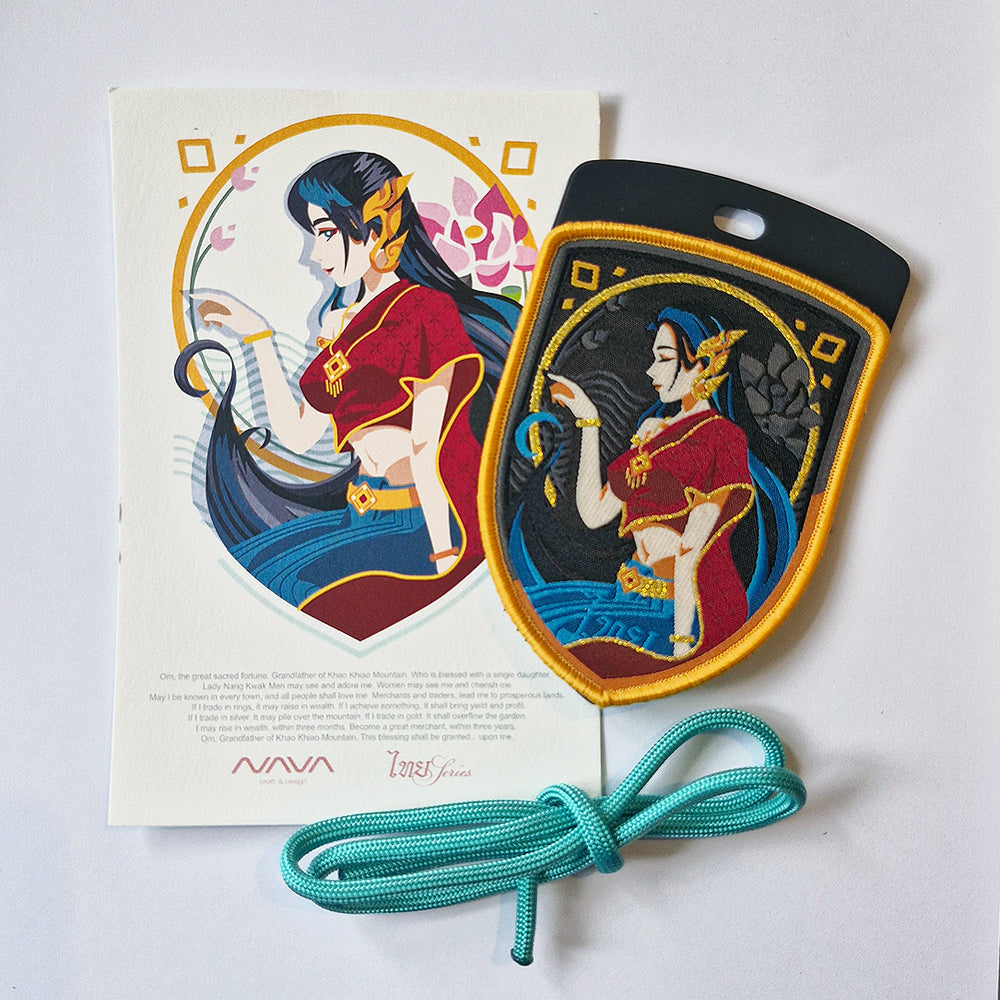 NAVA Craft & Design Deity of Fortune Nang Kwak Patch