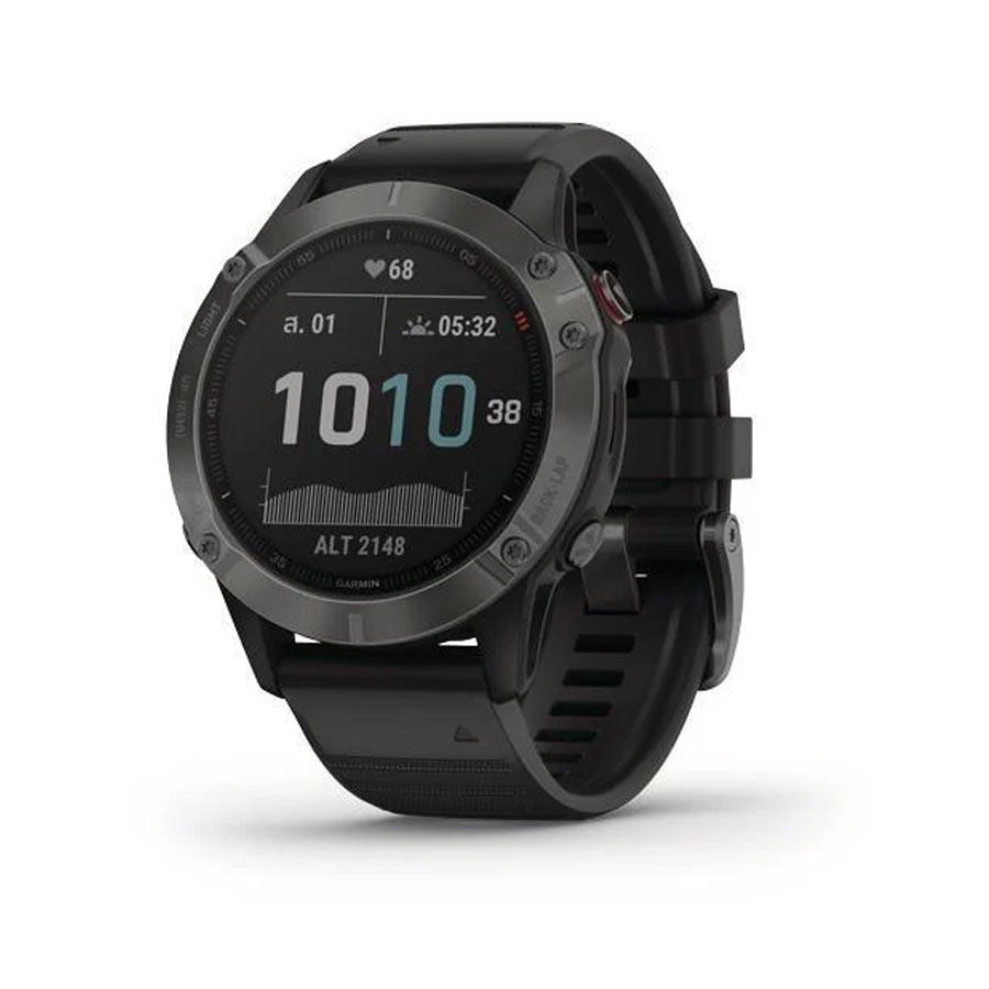 Garmin fenix 6 sapphire carbon discount gray dlc with black band