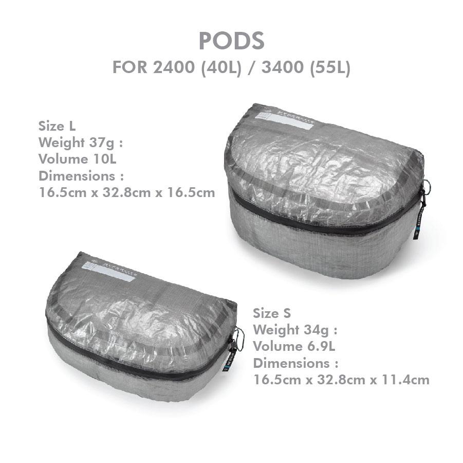 本物 【Hyperlite Mountain Gear】Pods 6.9L Ｓサイズ | www.artfive.co.jp